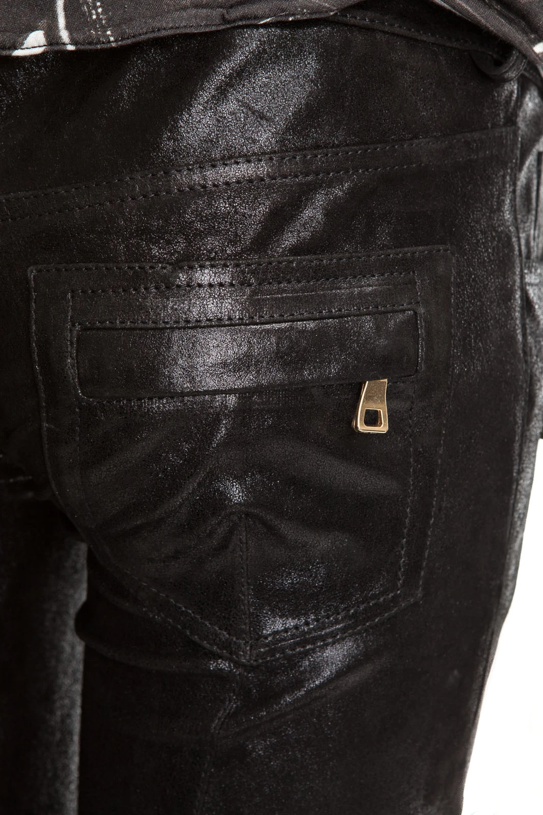 BALMAIN Lederhose PANTALON - Nur in unserem Store in Spremberg erhältlich. – Bild 5