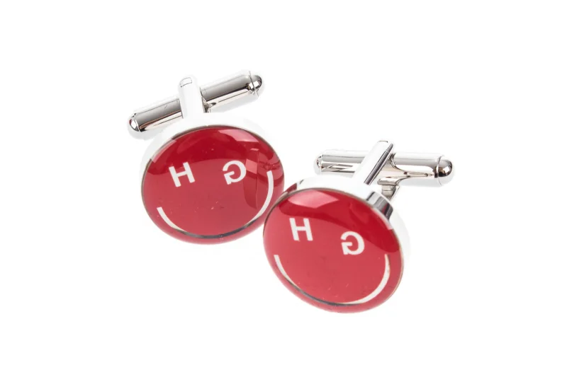 HUGO Manschettenknöpfe E-SMILE