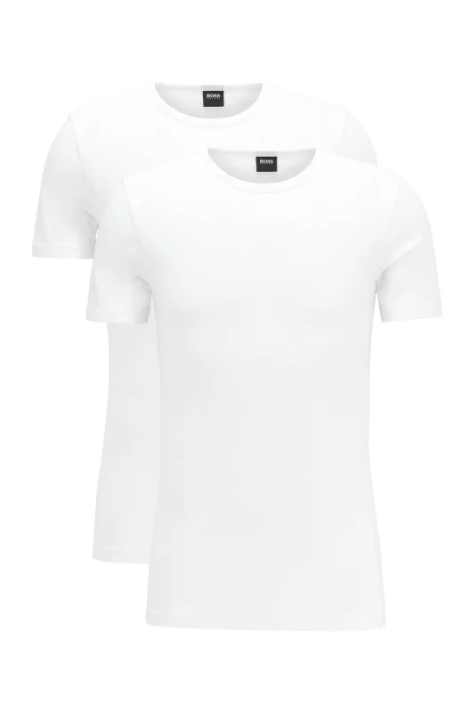 BOSS Shirt mit Rundhals-Ausschnitt im Doppelpack