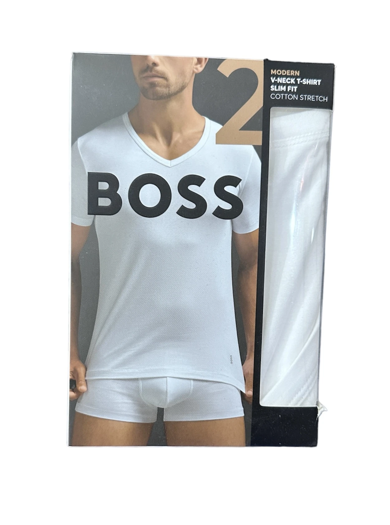 BOSS T-Shirt mit V-Ausschnitt im Doppelpack – Bild 2