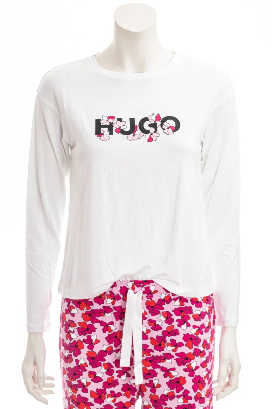 HUGO Langarmshirt FLORAL_LS-SHIRT