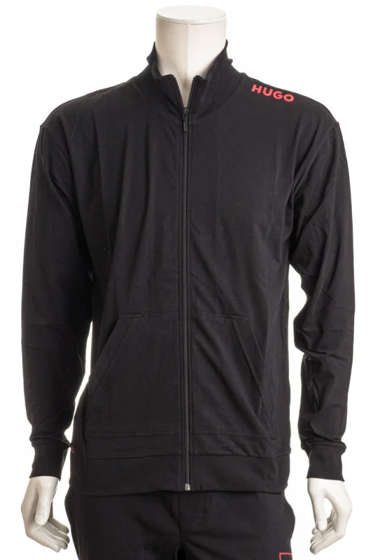 HUGO Sweatjacke LABELLED JACKET ZIP