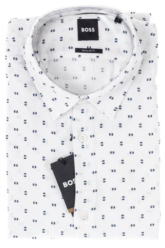 BOSS HBB Kurzarmhemd LENO_F