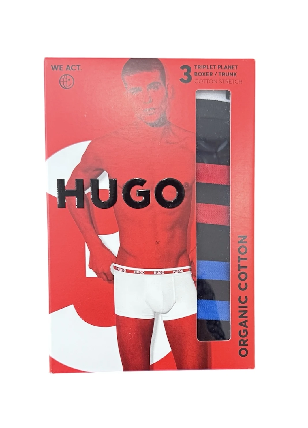 HUGO Boxershorts im Dreierpack TRUNK TRIPLET PLANET – Bild 2
