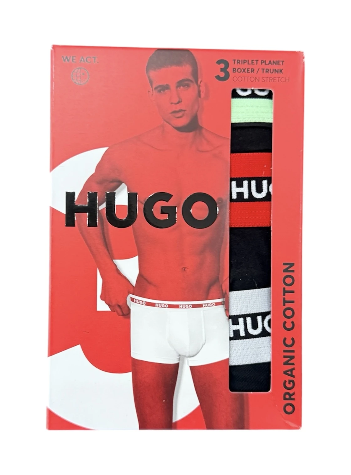 HUGO Boxershorts im Dreierpack TRUNK TRIPLET PLANET – Bild 2