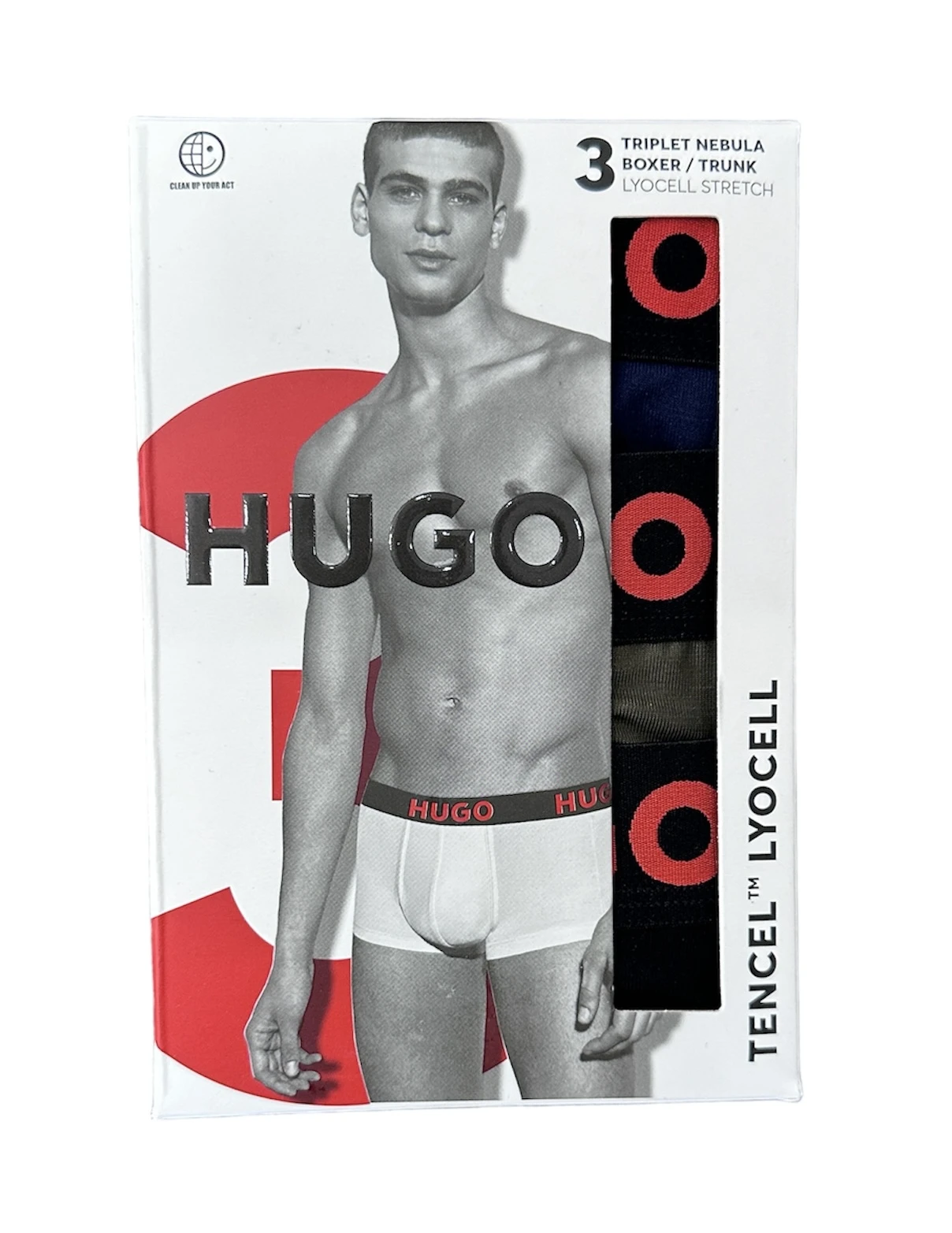 HUGO Boxershorts im Dreierpack TRUNK TRIPLET NEBULA – Bild 2