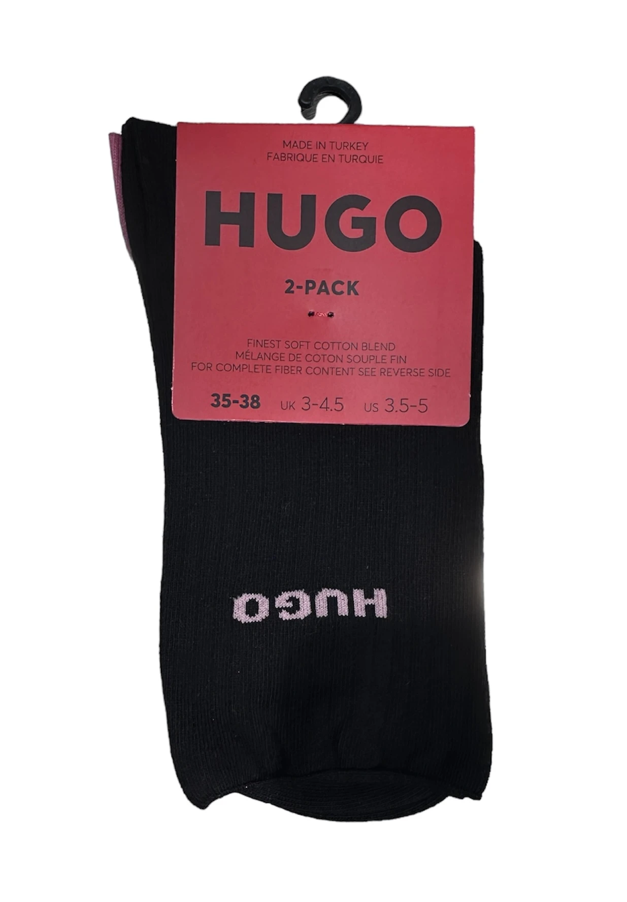 HUGO Socken im Doppelpack 2PQS FINE RIB CC W – Bild 2