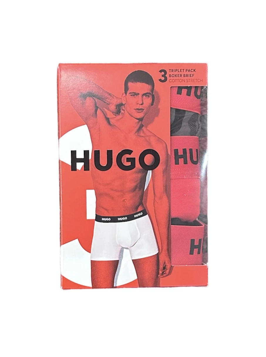 HUGO Boxershorts im Dreierpack BOXERBR DESIGN – Bild 2