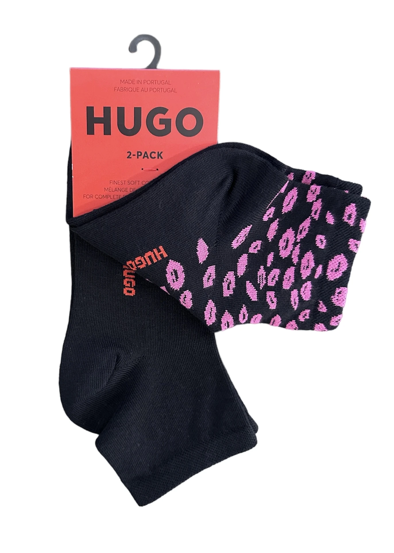 HUGO Socken im Doppelpack 2P ALLOVER LIPS – Bild 2