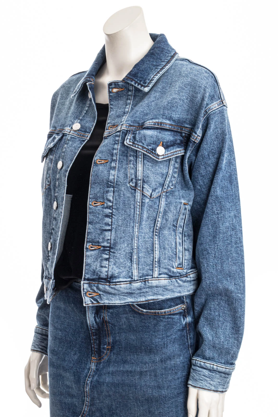 BOSS HBO Jeansjacke C_TRUCKER JACKET – Bild 2