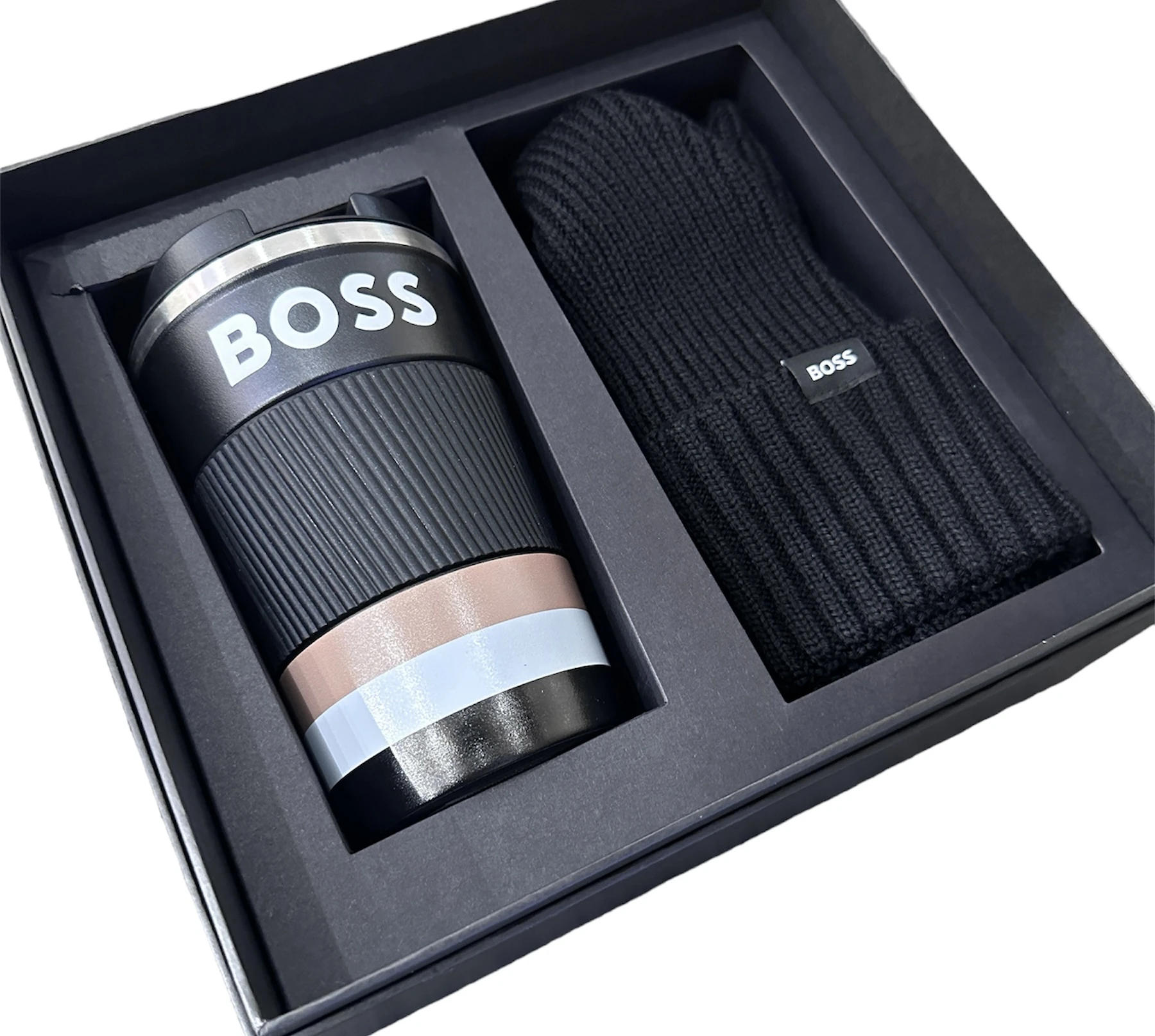 BOSS HBB Geschenkpackung MUG & BEANIE – Bild 2