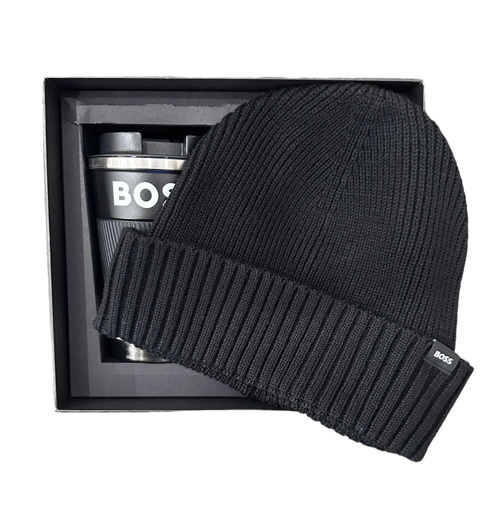 BOSS HBB Geschenkpackung MUG & BEANIE – Bild 3