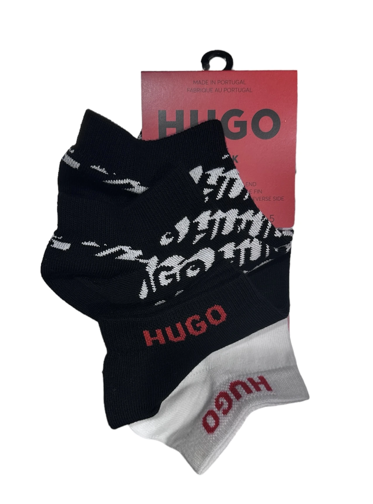 HUGO Socken im Dreierpack 3P AS LOGO ALLOVER – Bild 2