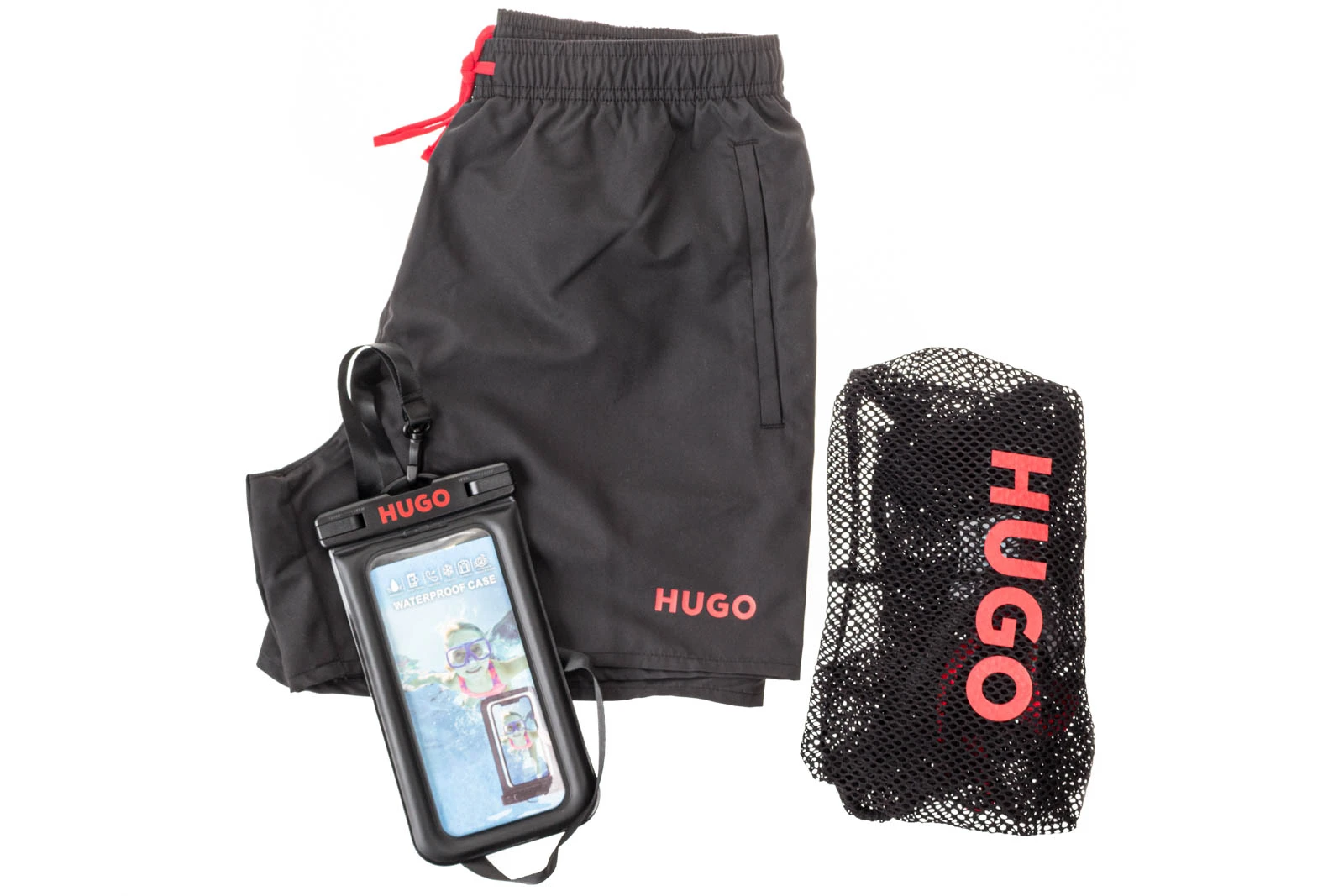HUGO Badehose+Phonecase MITCH BEACH SET – Bild 2