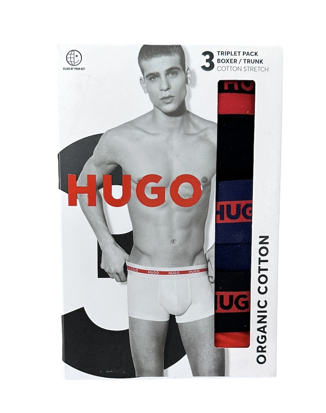 HUGO Boxershorts im Dreierpack TRUNK TRIPLET PLANET – Bild 2