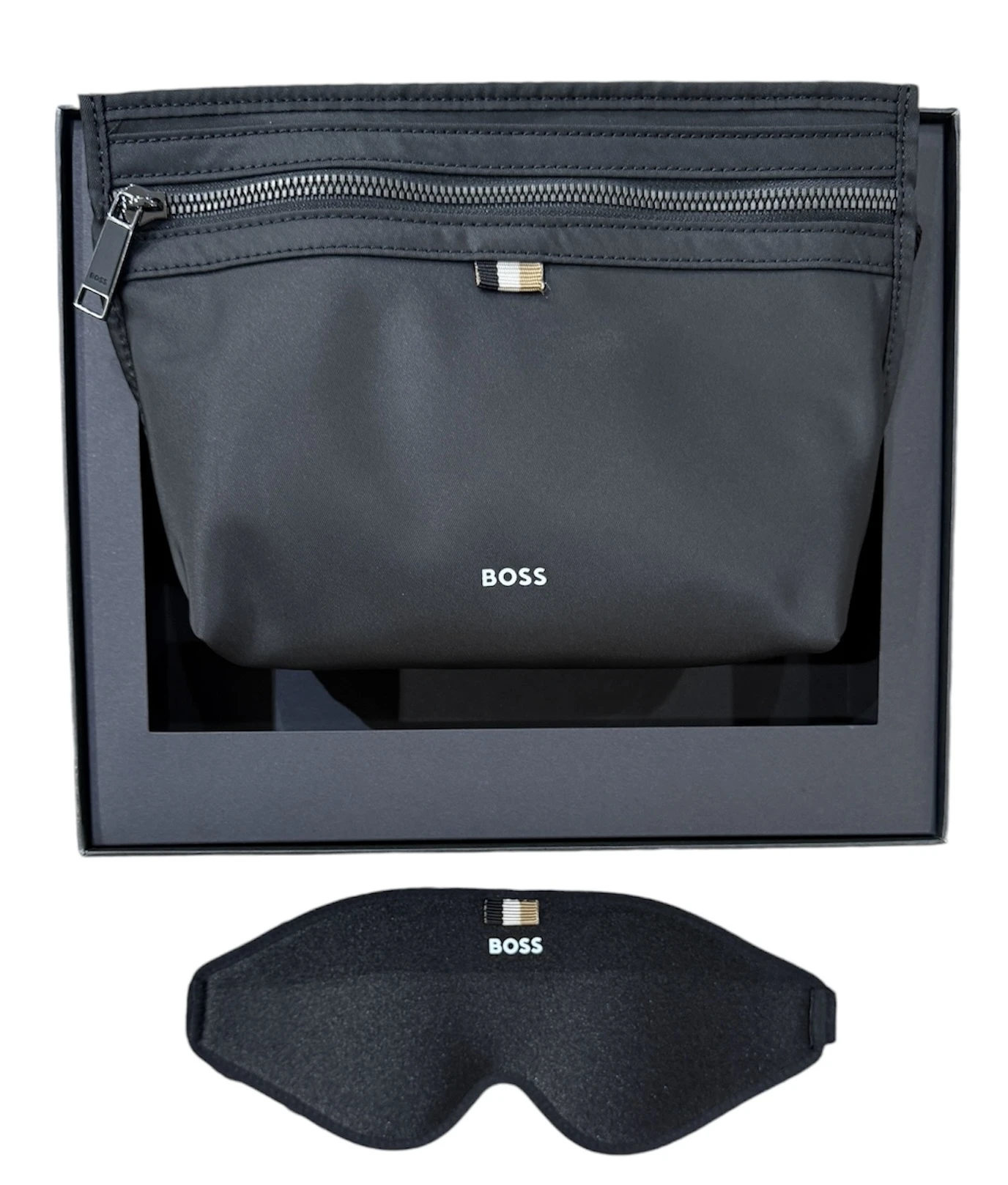 BOSS HBB Geschenkset Kulturbeutel & Schlafmaske – Bild 2