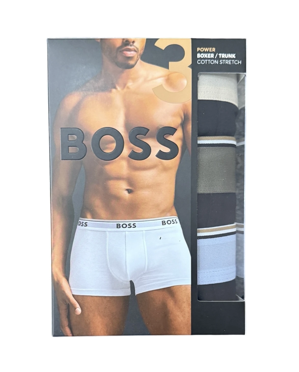 BOSS HBB Boxershorts im Dreierpack TRUNK 3P POWER – Bild 2