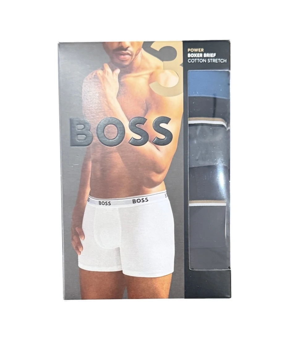 BOSS HBB Boxershorts im Dreierpack BOXER 3P POWER – Bild 2
