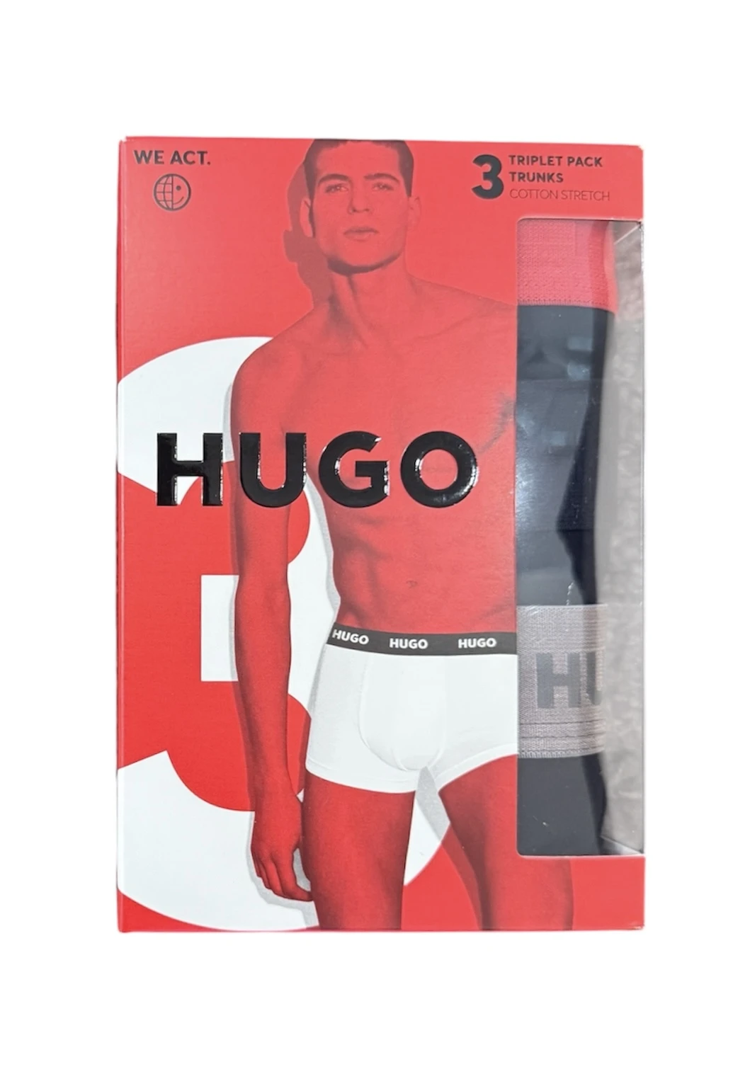 HUGO Boxershorts im Dreierpack TRUNK TRIPLET PACK – Bild 2