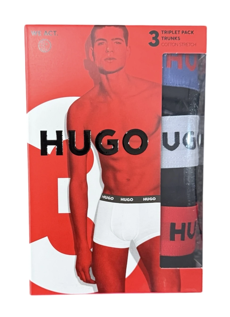 HUGO Boxershorts im Dreierpack TRUNK TRIPLET PACK – Bild 2