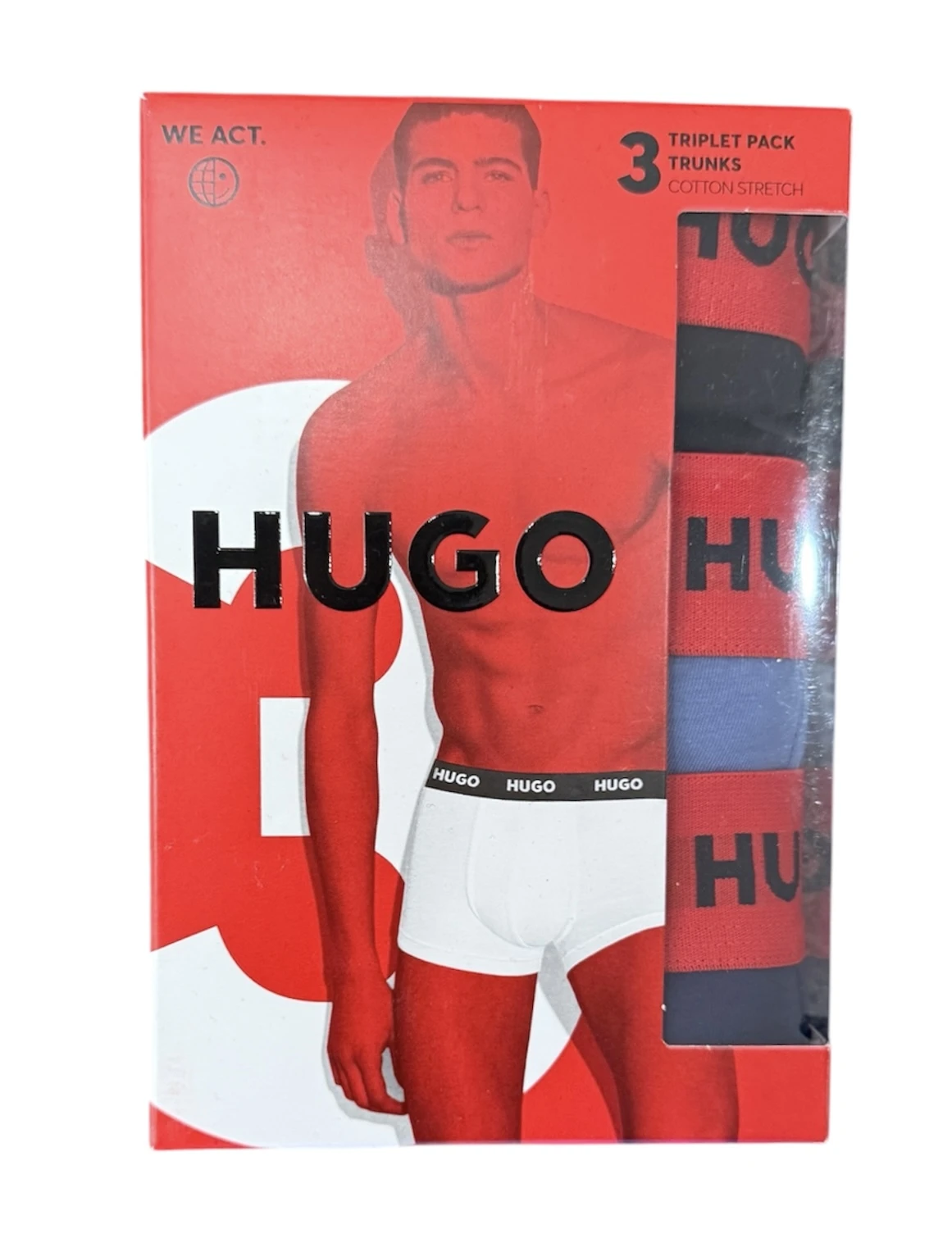 HUGO Boxershorts im Dreierpack TRUNK TRIPLET PACK – Bild 2