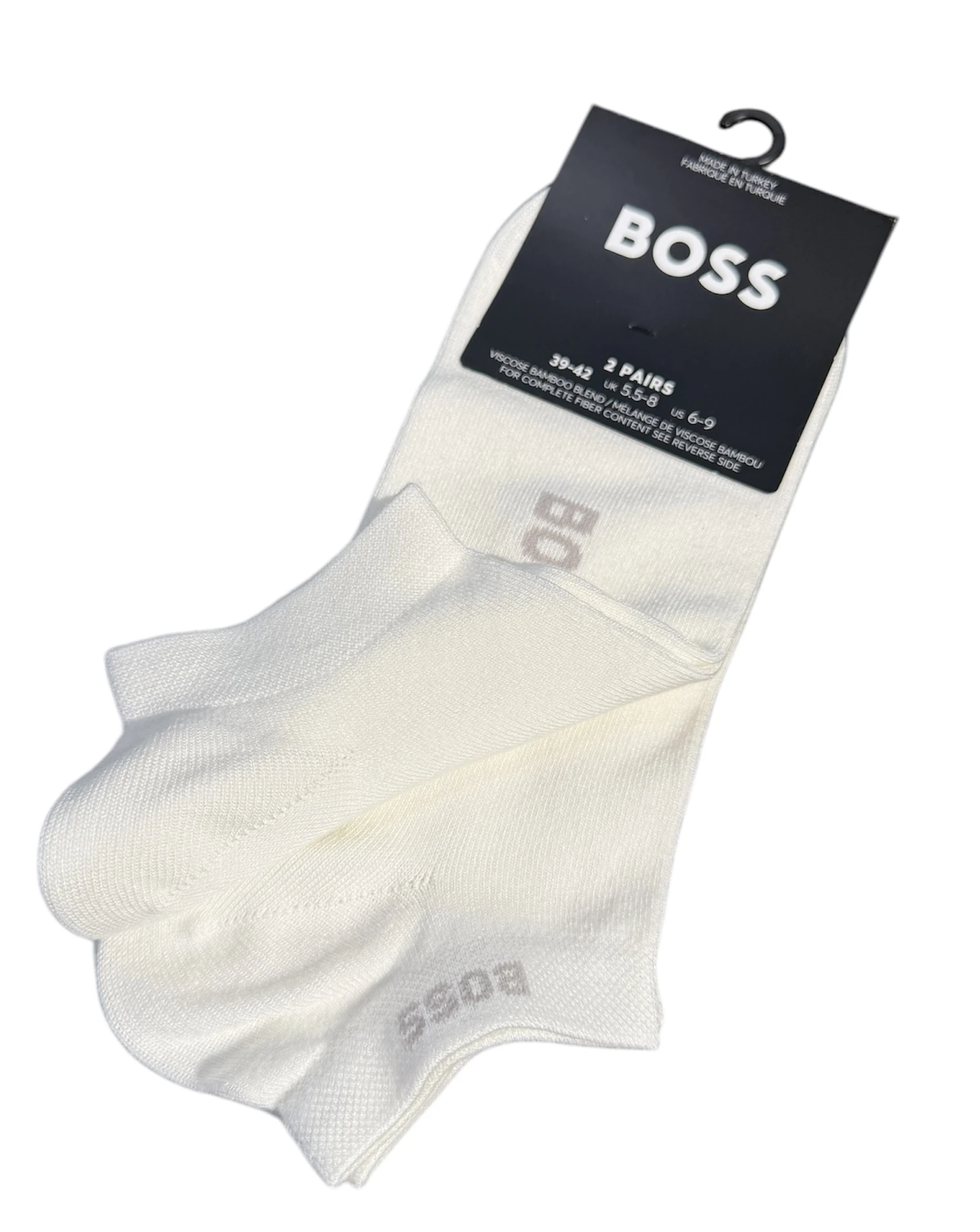 BOSS HBB Sneakersocken im Doppelpack 2P AS LOGO BAMBOO – Bild 2