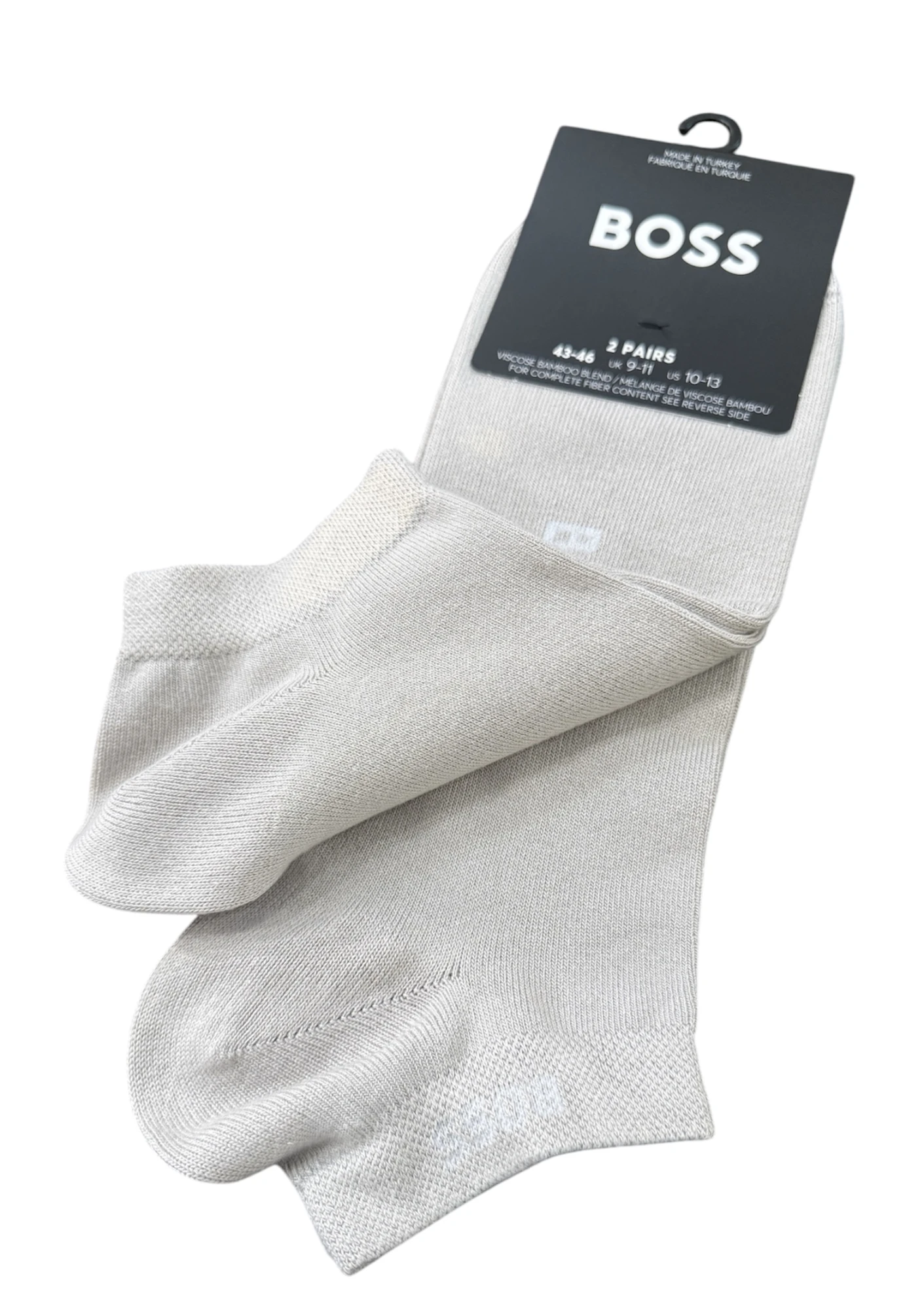 BOSS HBB Sneakersocken im Doppelpack 2P AS LOGO BAMBOO – Bild 2