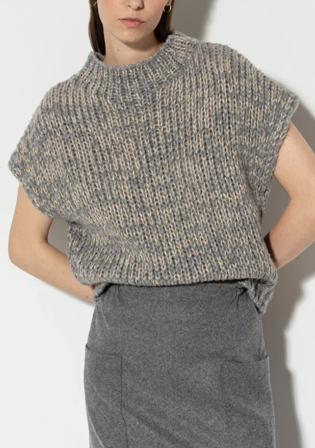 LUISA CERANO Pullunder BOUCLÈ – Bild 2