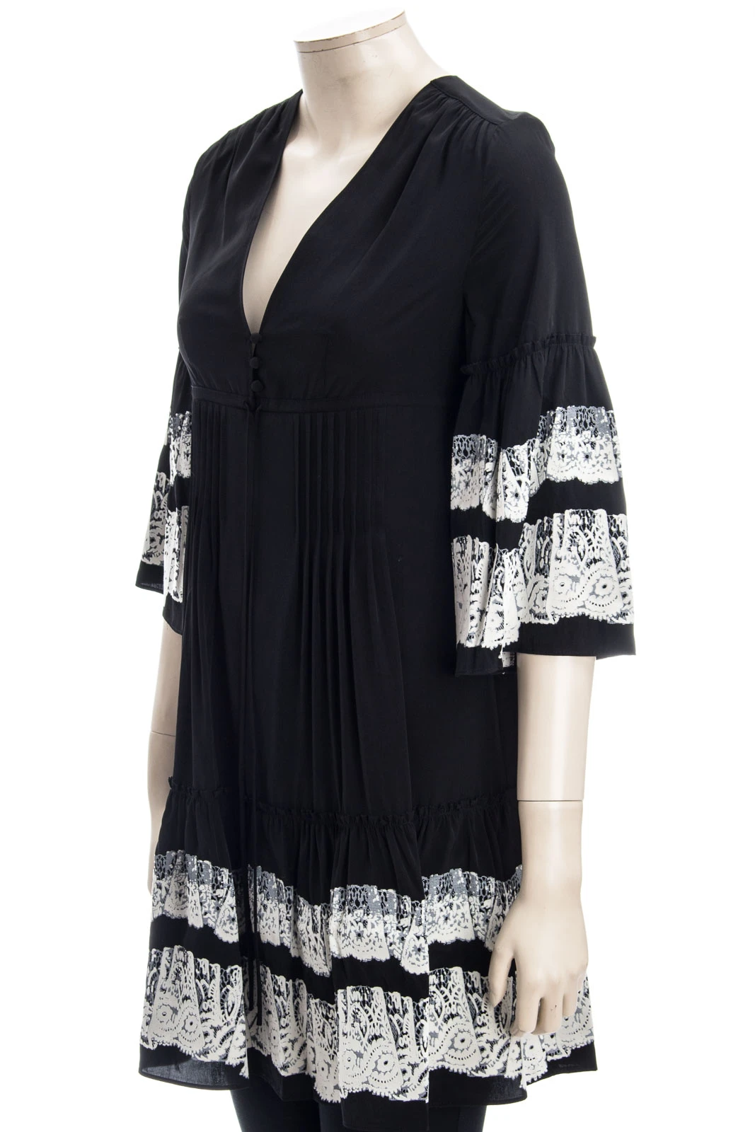 MCQ ALEXANDER MCQUEEN Kleid DRESS BLACK – Bild 3