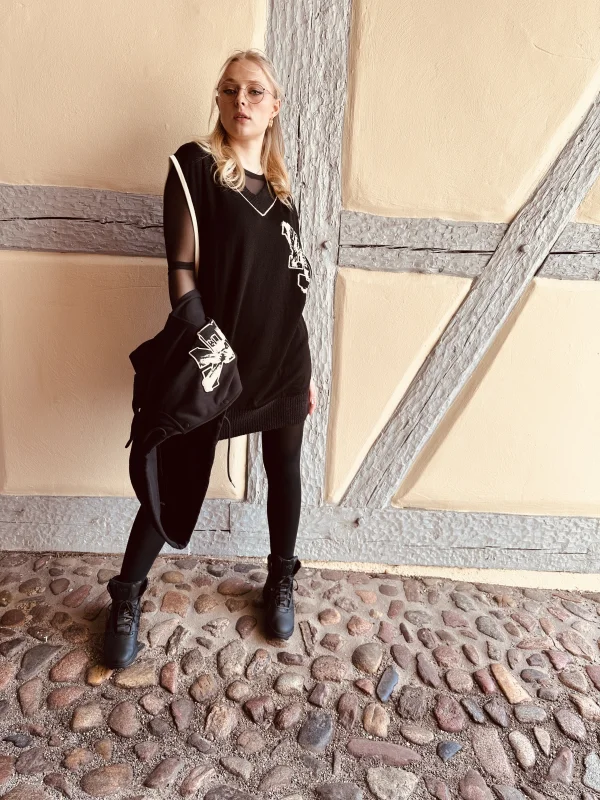 MCQ ALEXANDER MCQUEEN Kleid FLUID SCALLOP