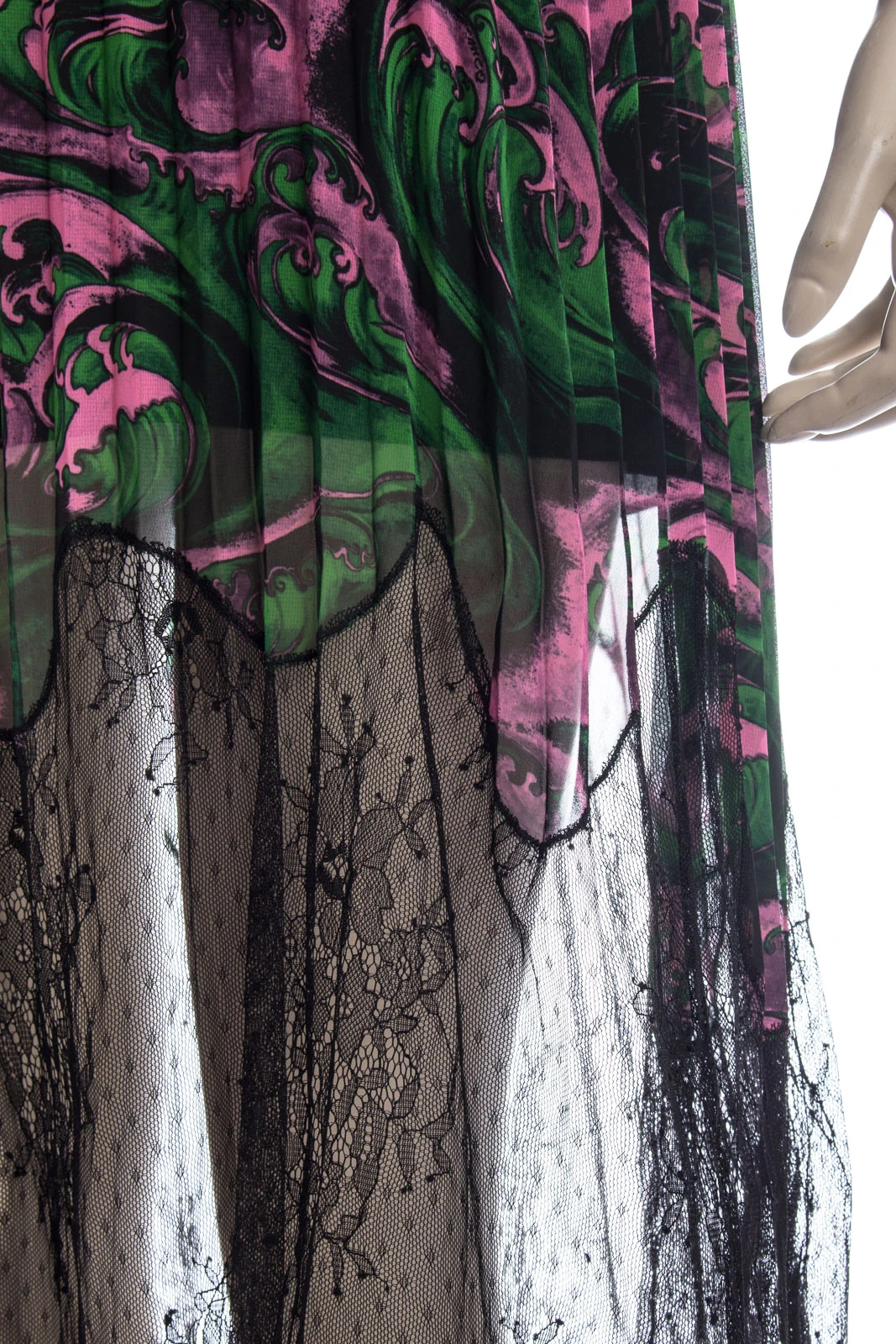 MCQ ALEXANDER MCQUEEN Kleid FLUID SCALLOP – Bild 6