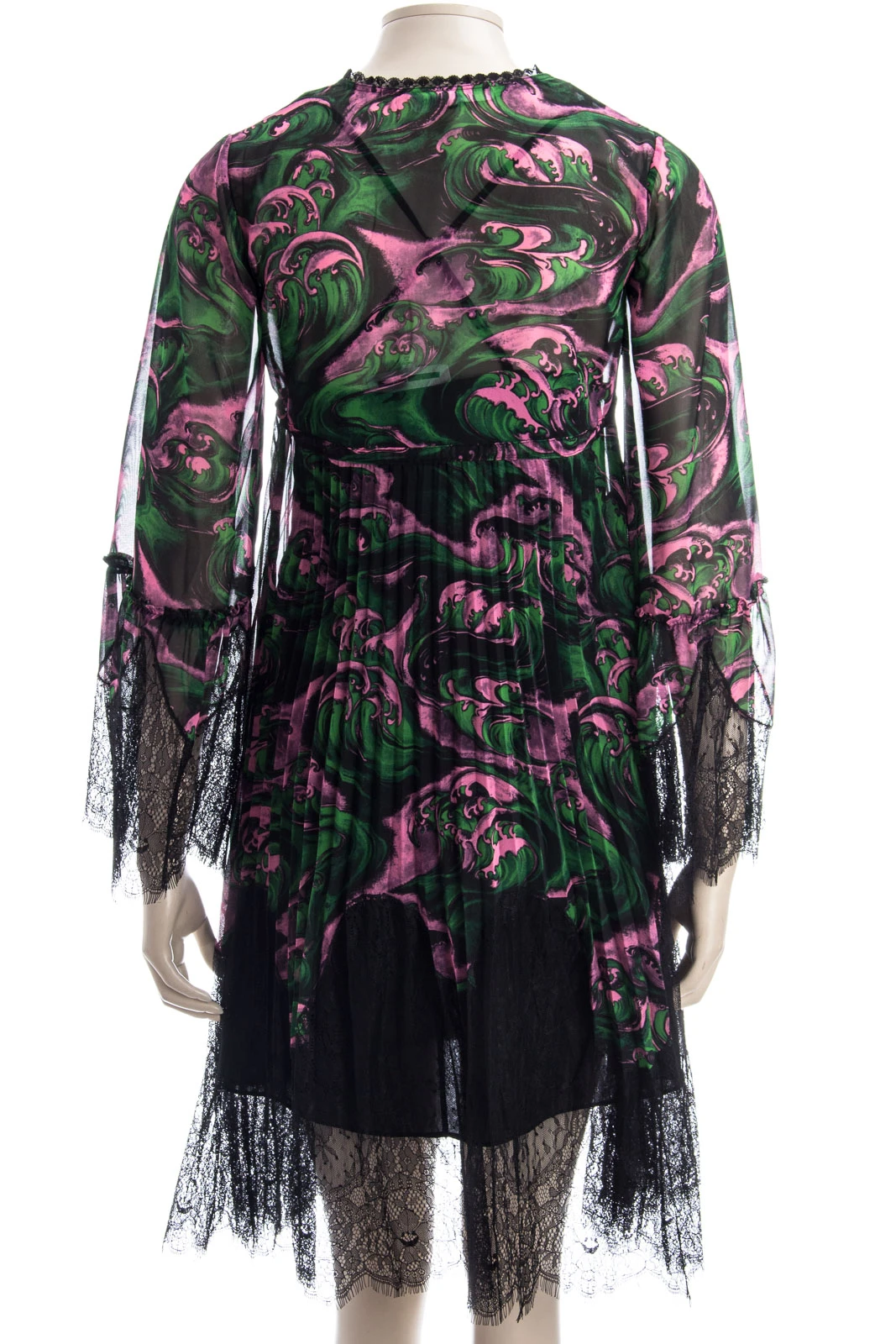 MCQ ALEXANDER MCQUEEN Kleid VOLUME HYBRID PLEATED DRESS – Bild 4