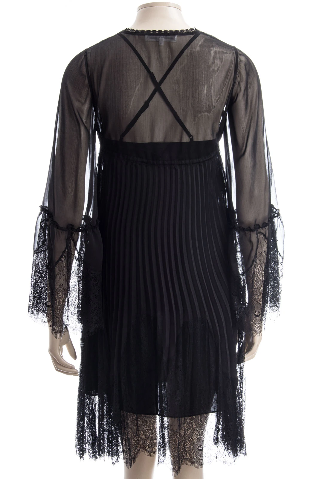 MCQ ALEXANDER MCQUEEN Kleid VOLUME HYBRID PLEATED DRESS – Bild 3