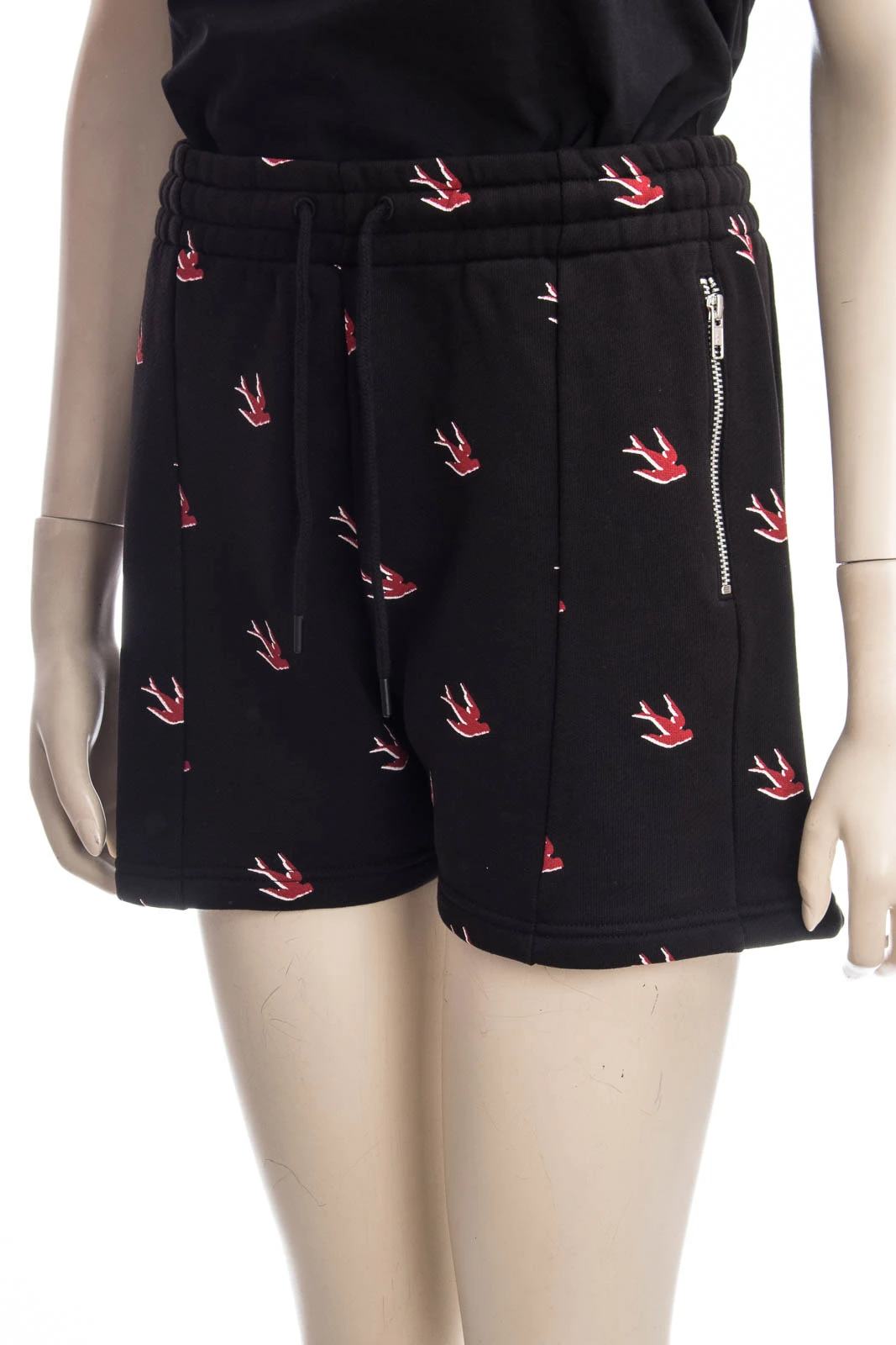 MCQ ALEXANDER MCQUEEN Sweatshorts PANELLED SWEATSHORTS SWALLOW – Bild 2