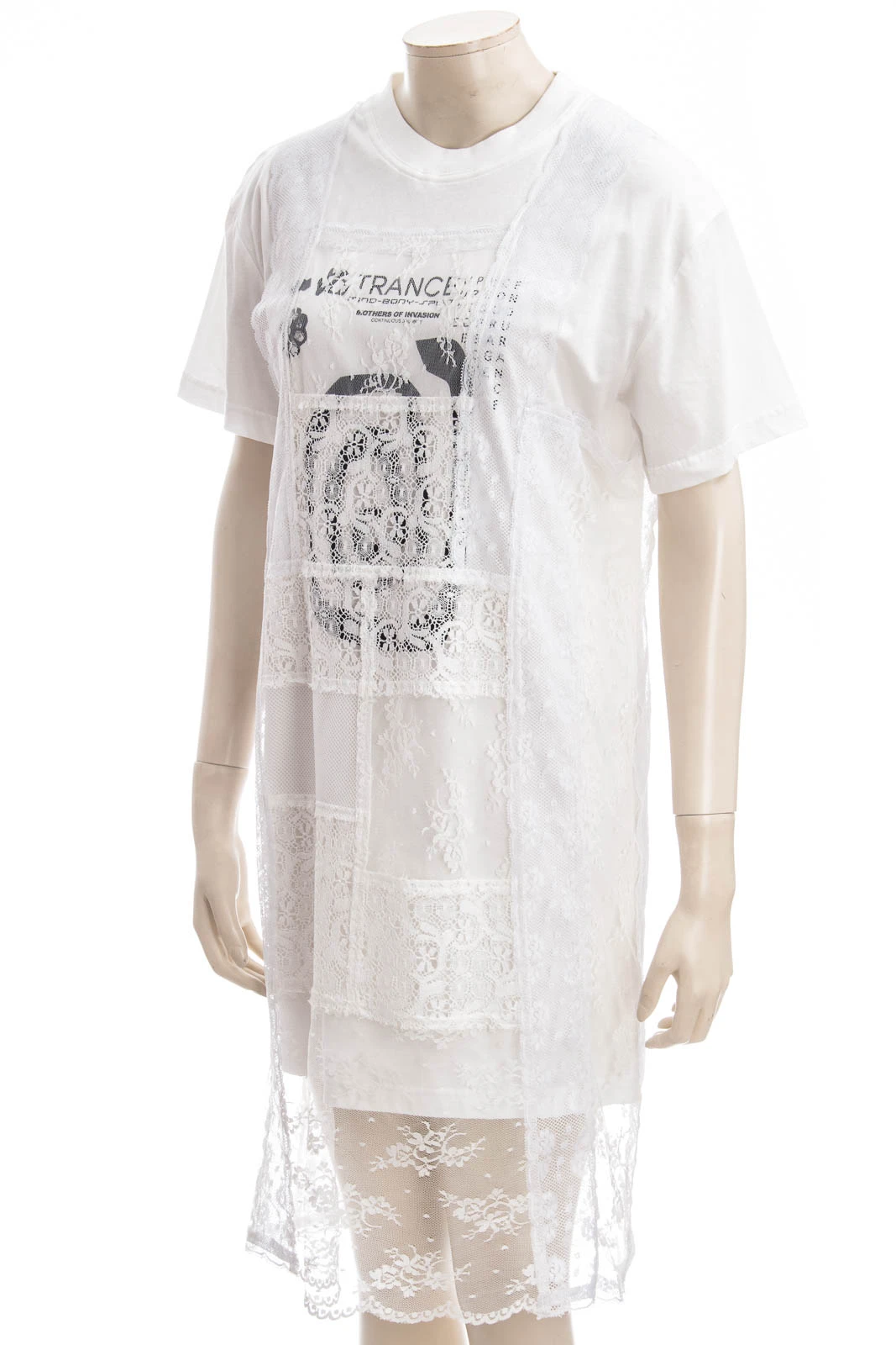 MCQ ALEXANDER MCQUEEN Kleid SATSUKI DRESS CUT UP LACE – Bild 2