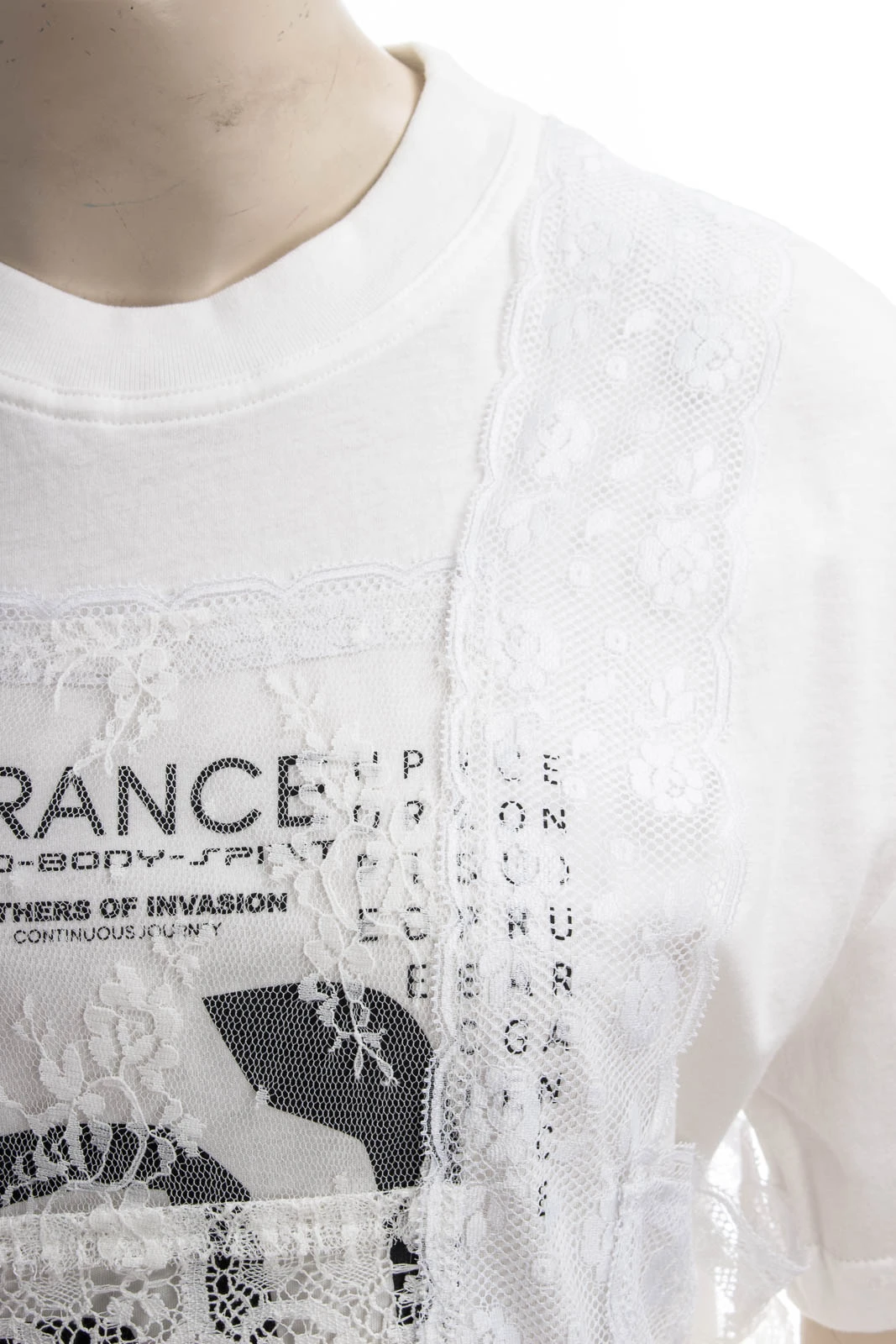 MCQ ALEXANDER MCQUEEN Kleid SATSUKI DRESS CUT UP LACE – Bild 4