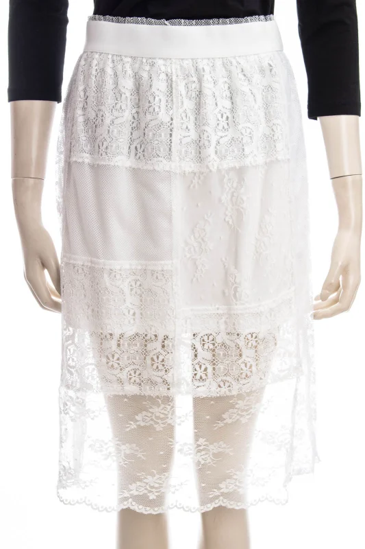 MCQ ALEXANDER MCQUEEN Rock SATSUKI SKIRT CUT UP LACE