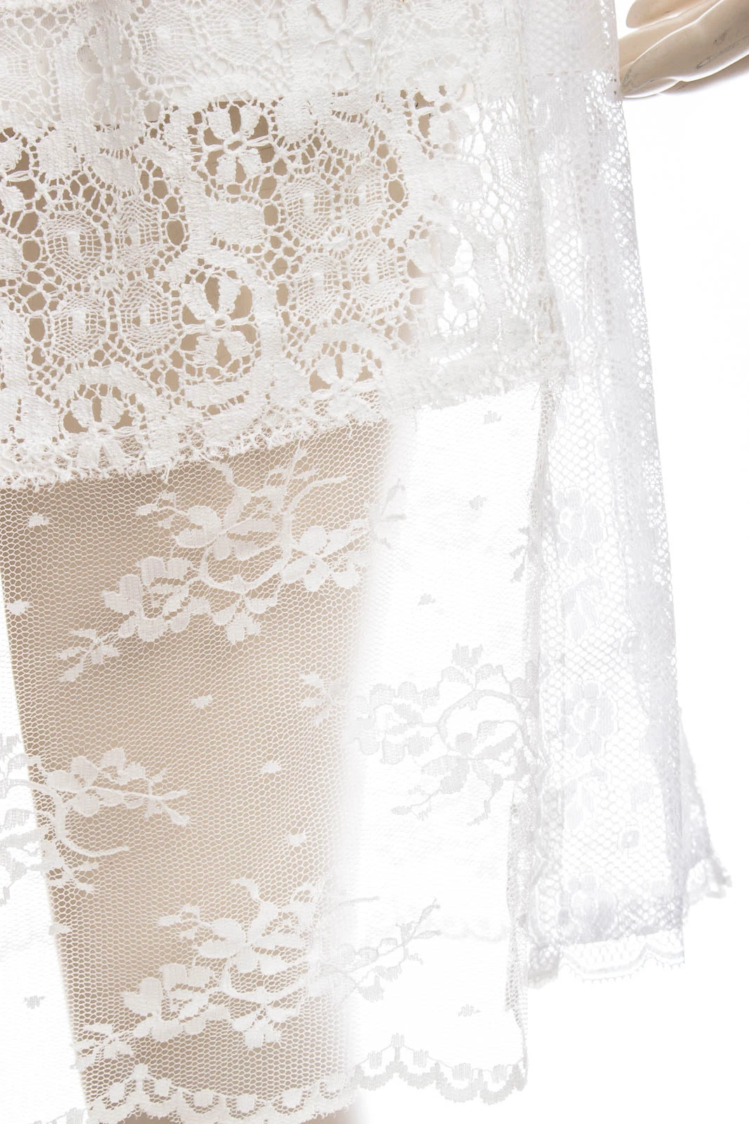 MCQ ALEXANDER MCQUEEN Rock SATSUKI SKIRT CUT UP LACE – Bild 4