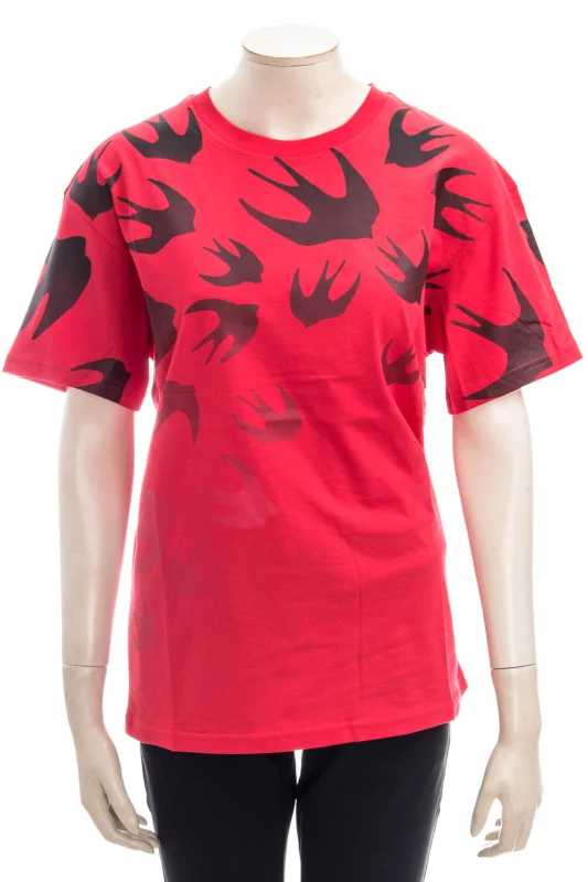 MCQ ALEXANDER MCQUEEN T-Shirt BOYFRIEND T-SHIRT 2 FADING SWALLOW