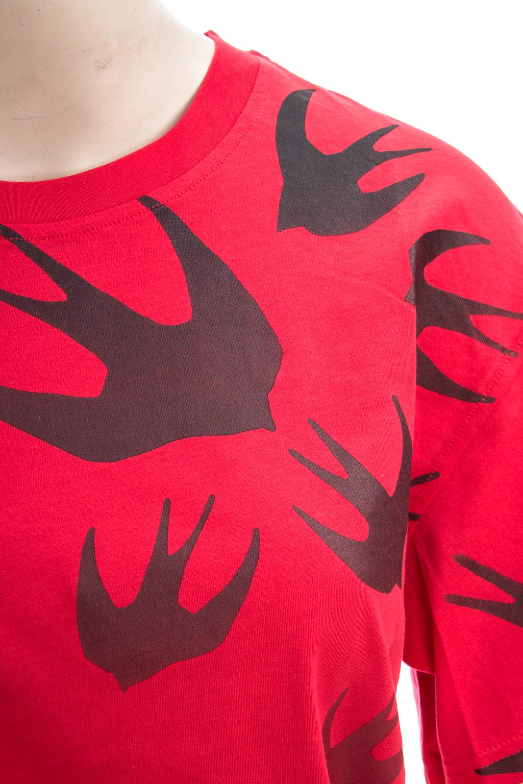 MCQ ALEXANDER MCQUEEN T-Shirt BOYFRIEND T-SHIRT 2 FADING SWALLOW – Bild 4