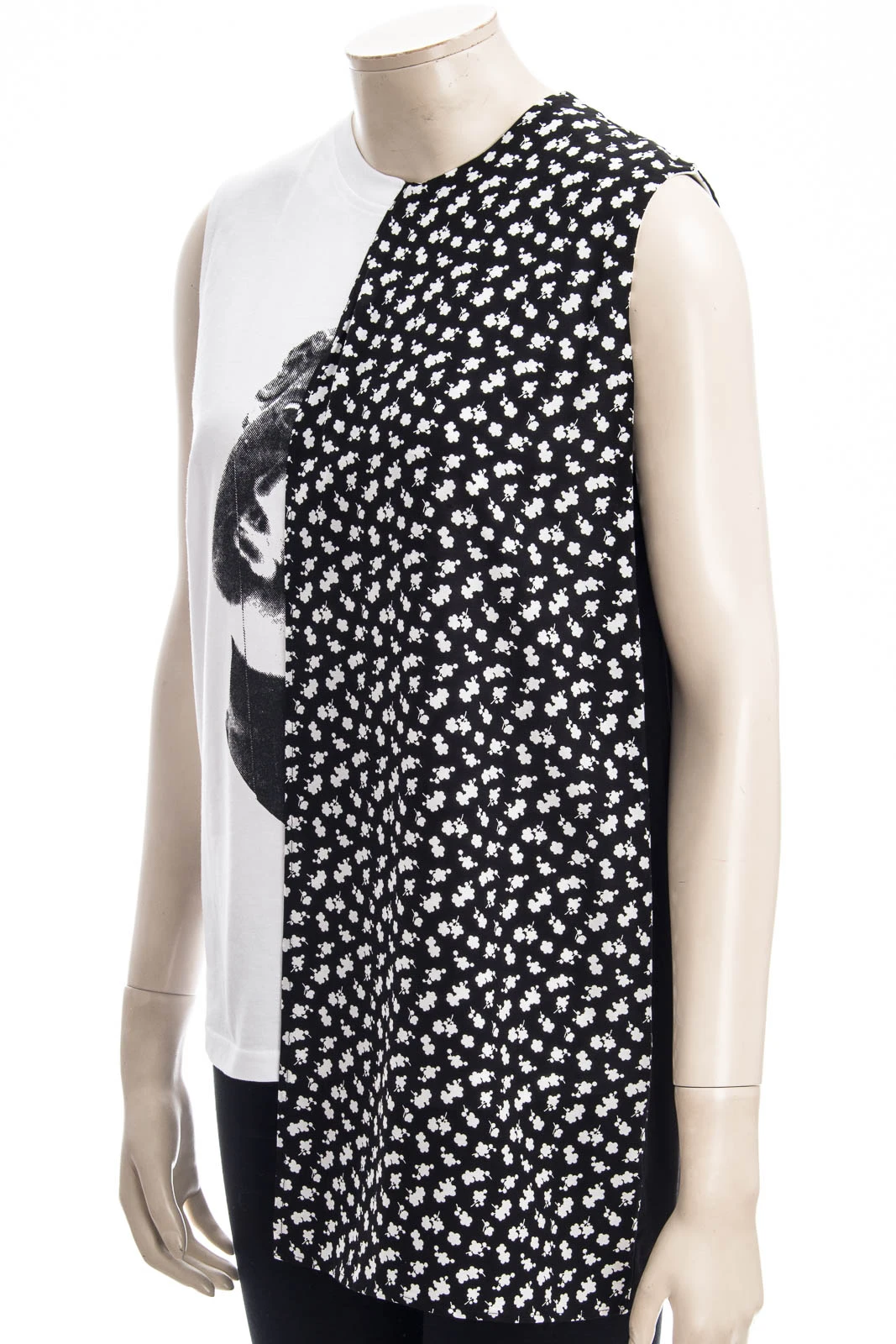 MCQ ALEXANDER MCQUEEN T-Shirt CUT UP KOMARI TOP CUT UP – Bild 2