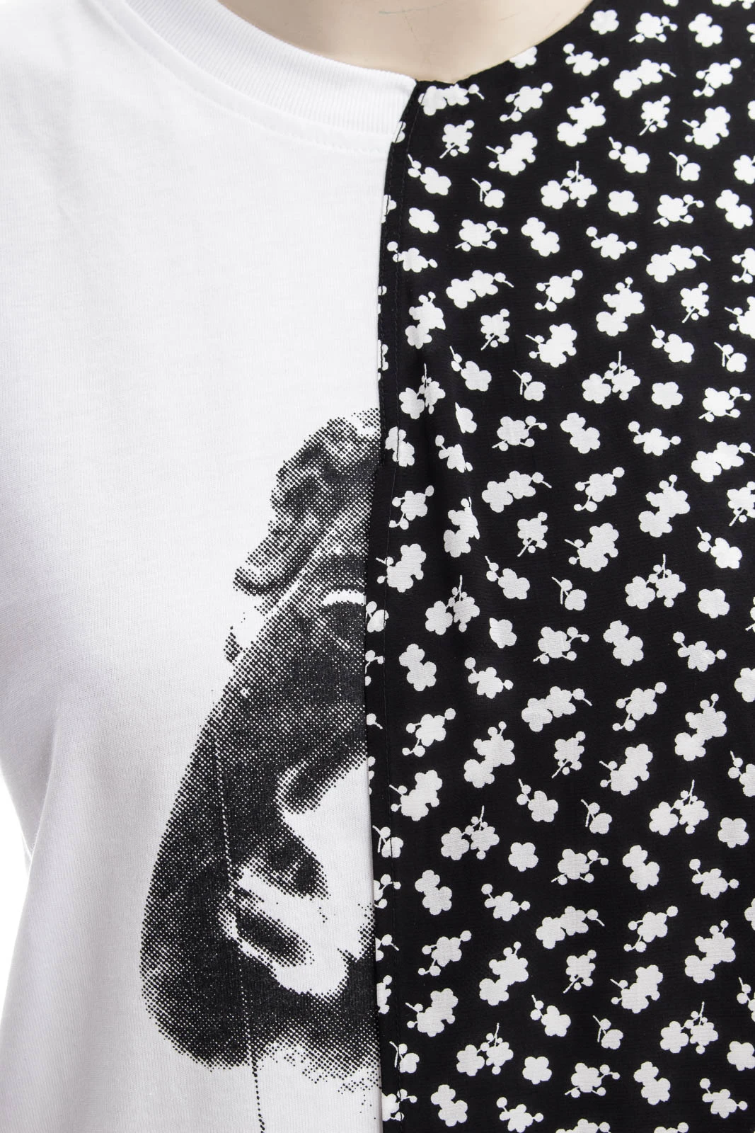 MCQ ALEXANDER MCQUEEN T-Shirt CUT UP KOMARI TOP CUT UP – Bild 4