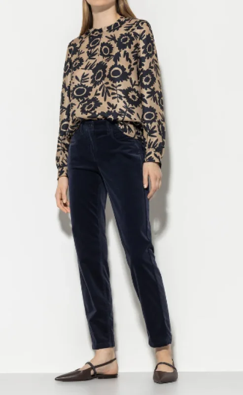 LUISA CERANO Hose HIGH STRETCH VELVET PANTS