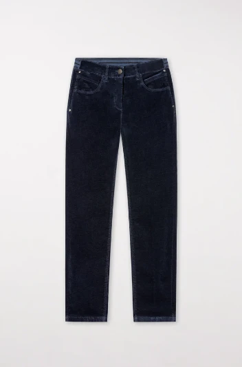 LUISA CERANO Hose HIGH STRETCH VELVET PANTS – Bild 4