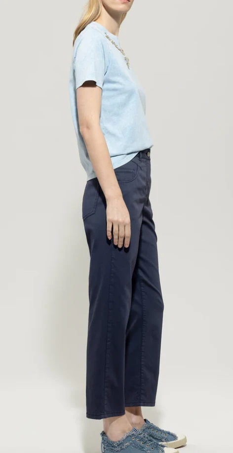 LUISA CERANO Hose HIGH-STRETCH-TAPERED DENIM – Bild 2