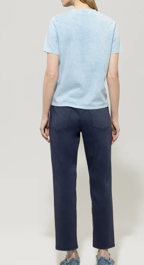 LUISA CERANO Hose HIGH-STRETCH-TAPERED DENIM – Bild 3