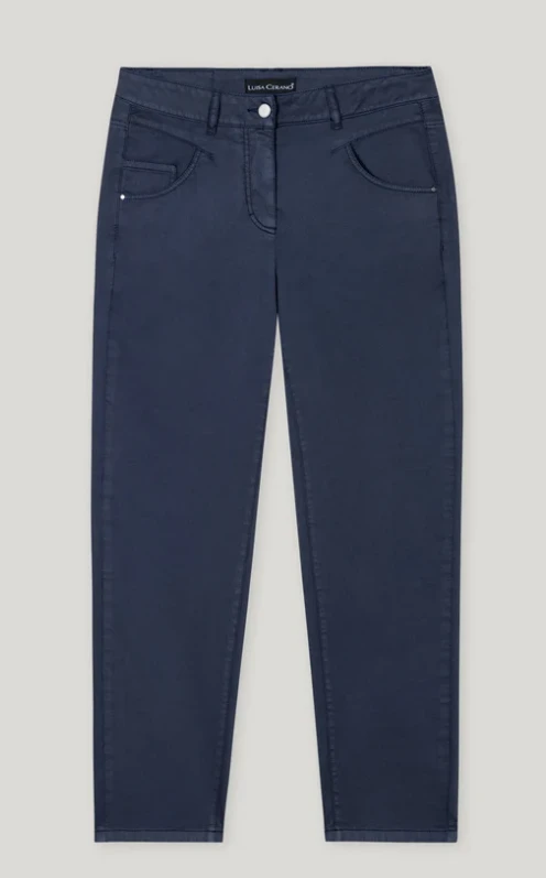 LUISA CERANO Hose HIGH-STRETCH-TAPERED DENIM – Bild 4