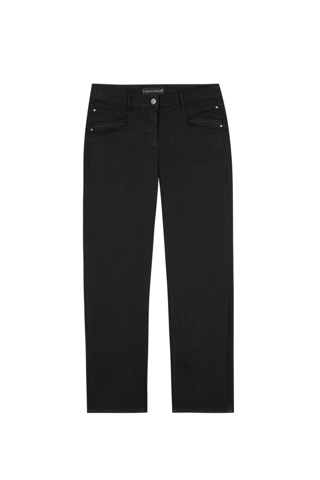 LUISA CERANO Hose HIGH-STRETCH-TAPERED-DENIM – Bild 5