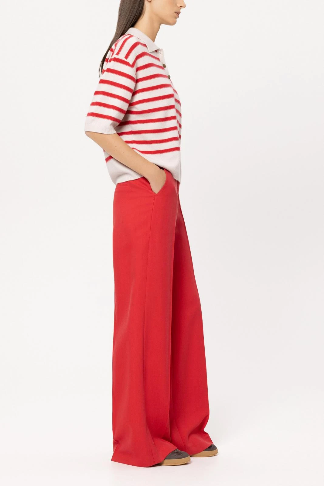 LUISA CERANO Hose GABARDINE WIDELEG – Bild 2