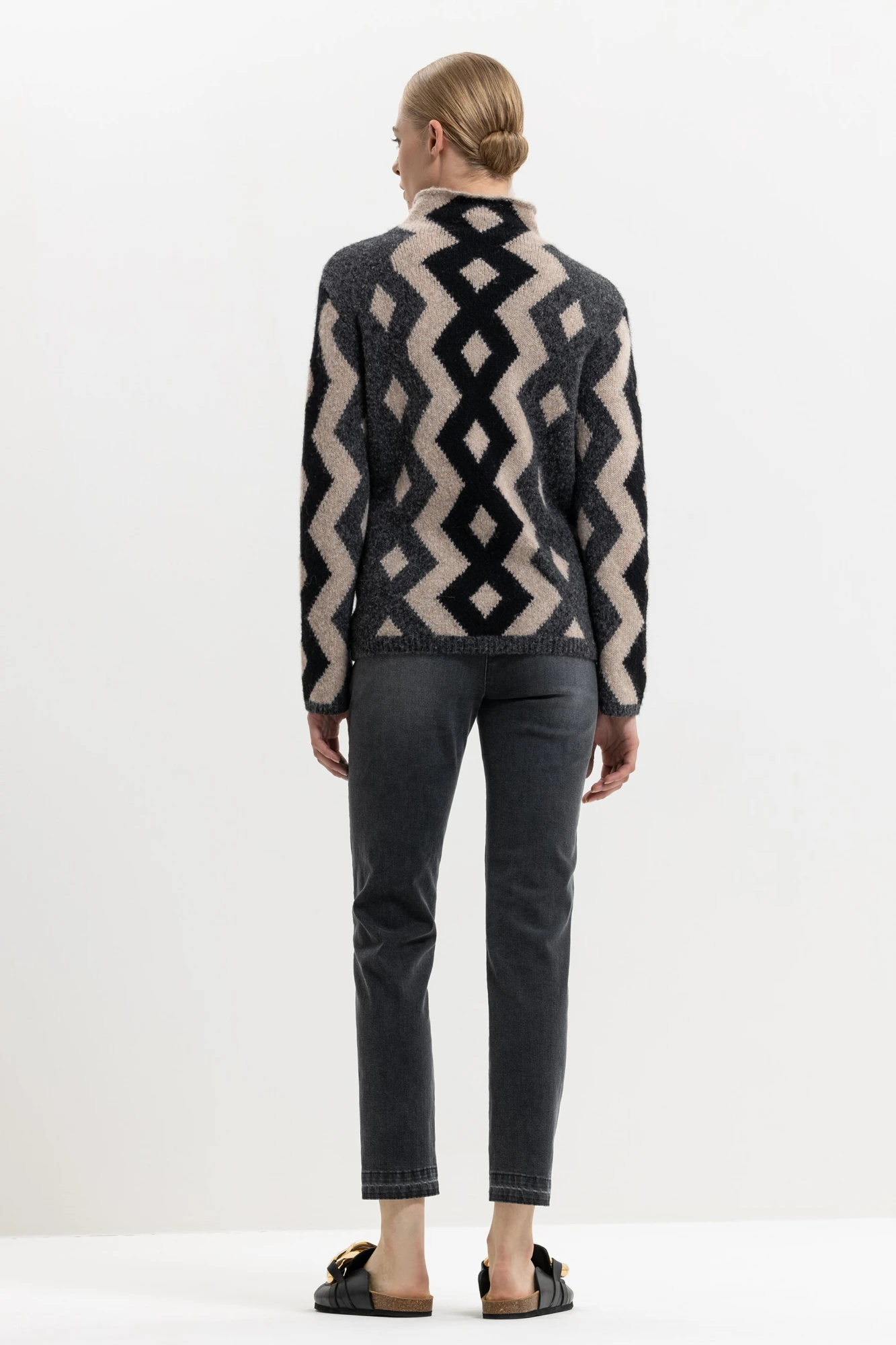 LUISA CERANO Jeans AUTHENTIC-GREY DENIM – Bild 2